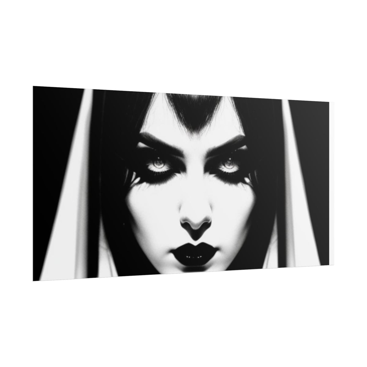 Gothic Vampire Woman Rolled Poster