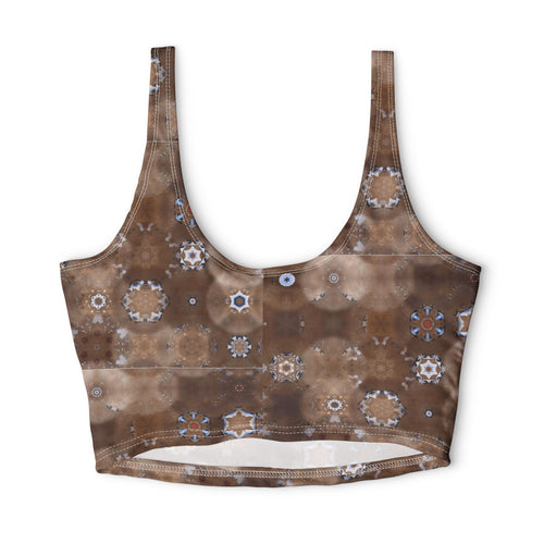 Abstract Geode — Matching Sports Bra (Big Print)