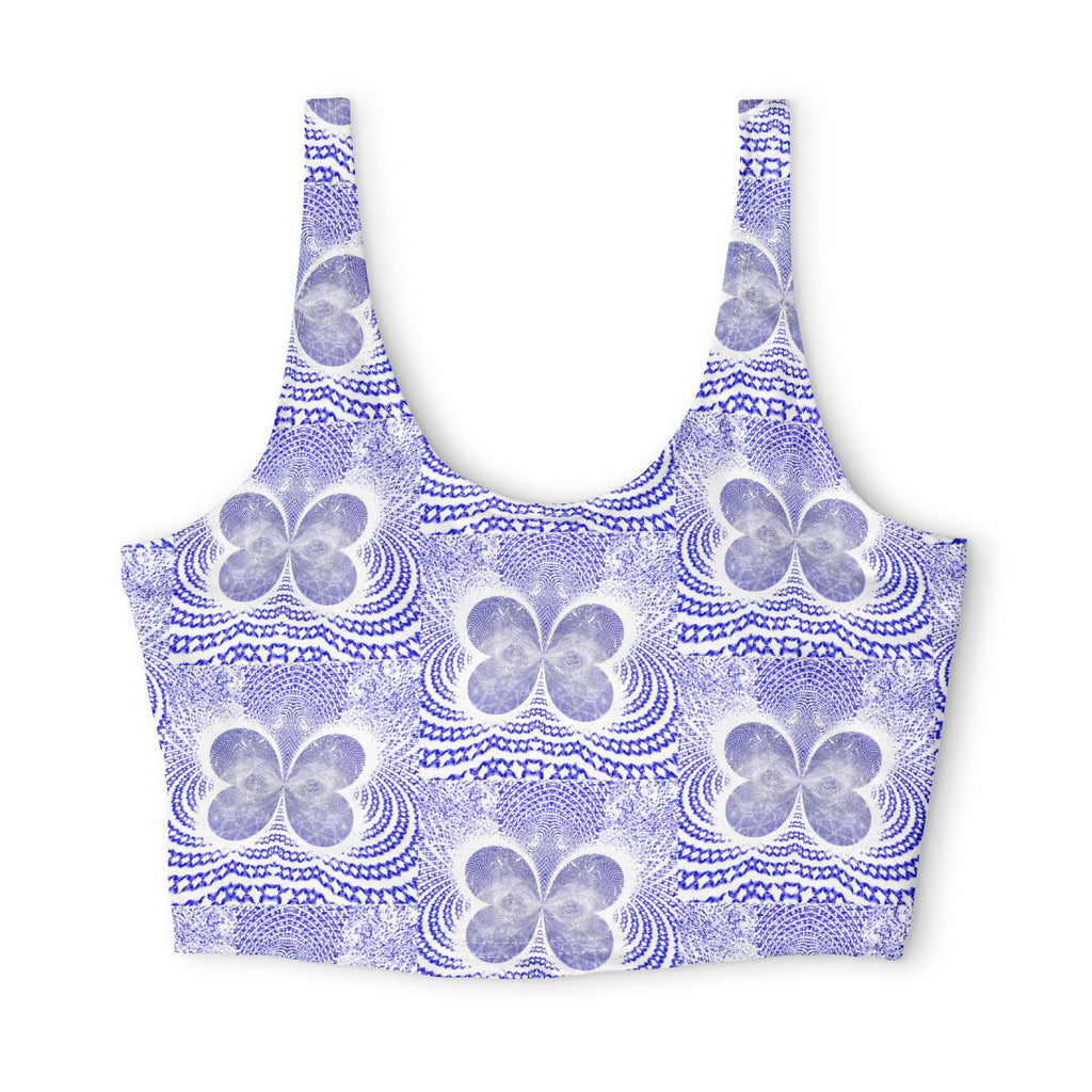 Women's Capri (AOP) — Matching Sports Bra (Small Print)