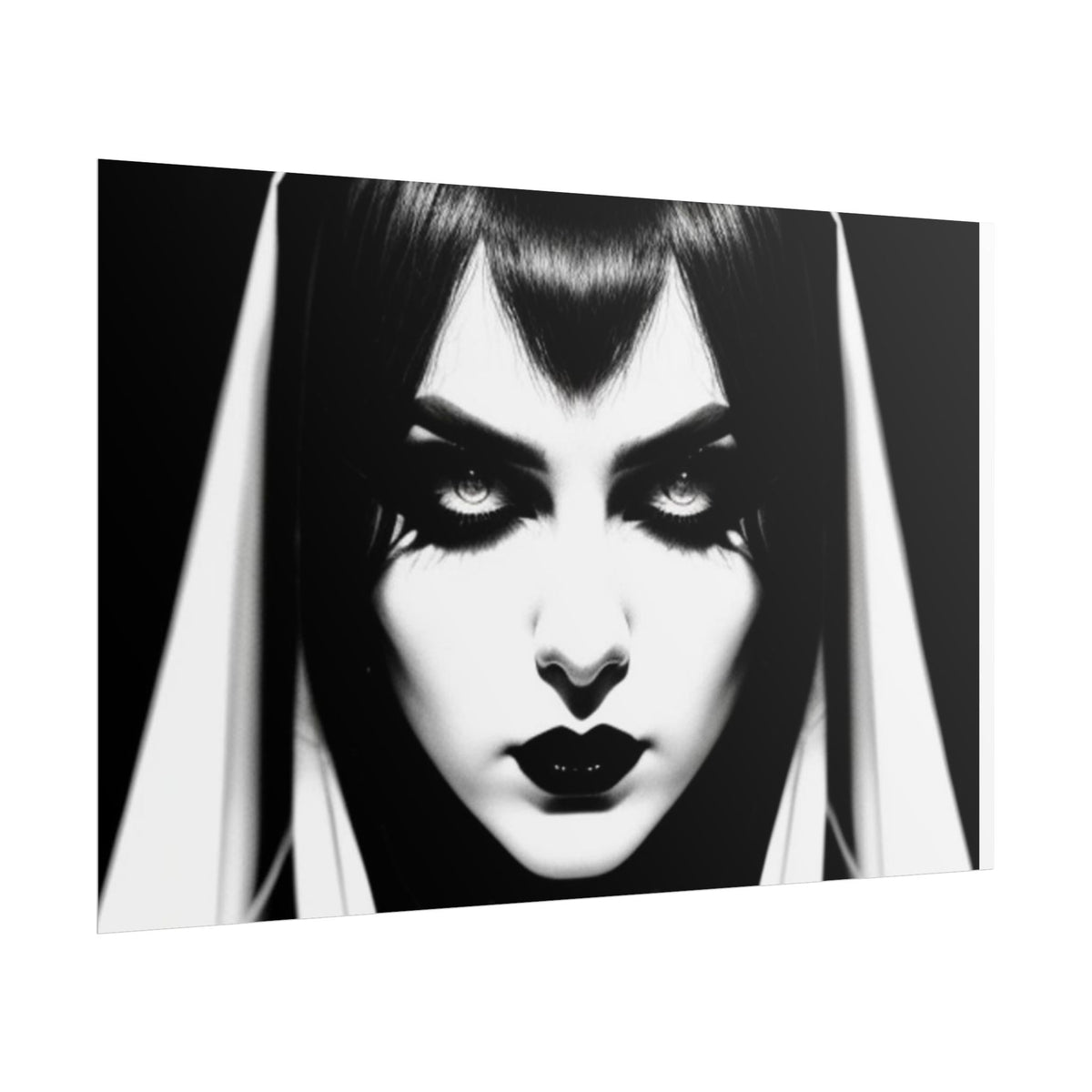 Gothic Vampire Woman Rolled Poster