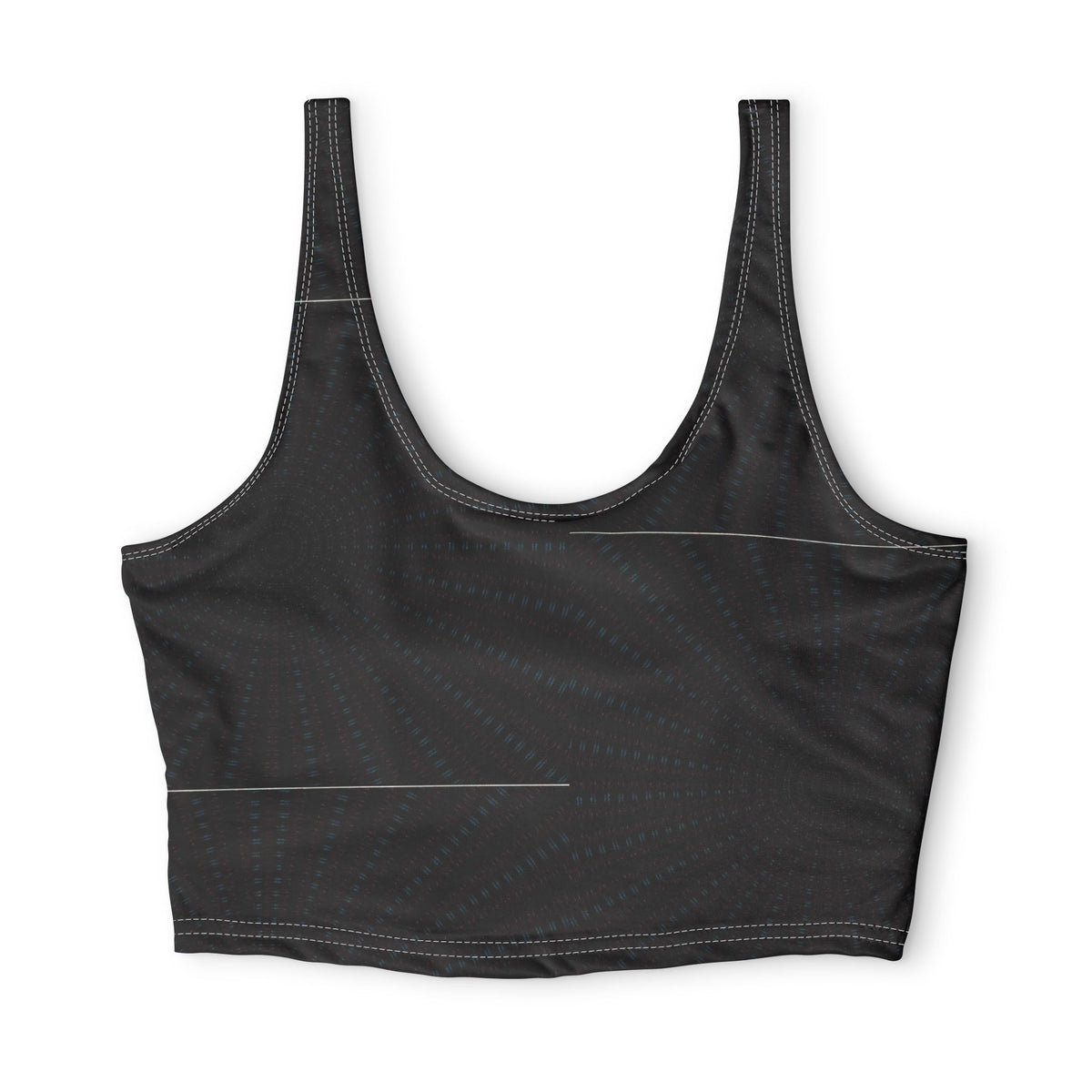 Black Geo Dot — Matching Sports Bra (Big Print)