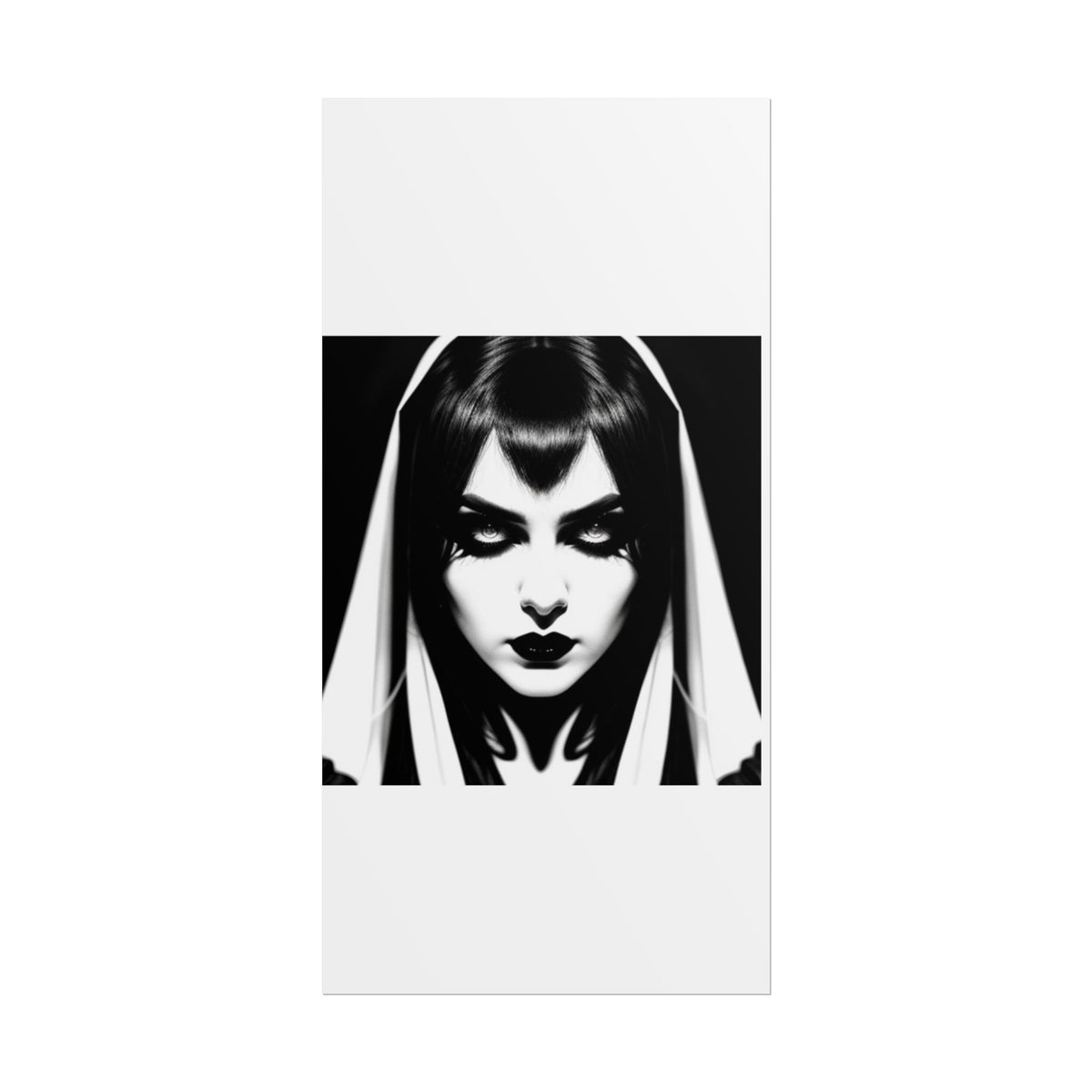 Gothic Vampire Woman Rolled Poster