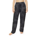 Dark Floral Women's Pajama Pants — All-Over Print Lounge Pajamas