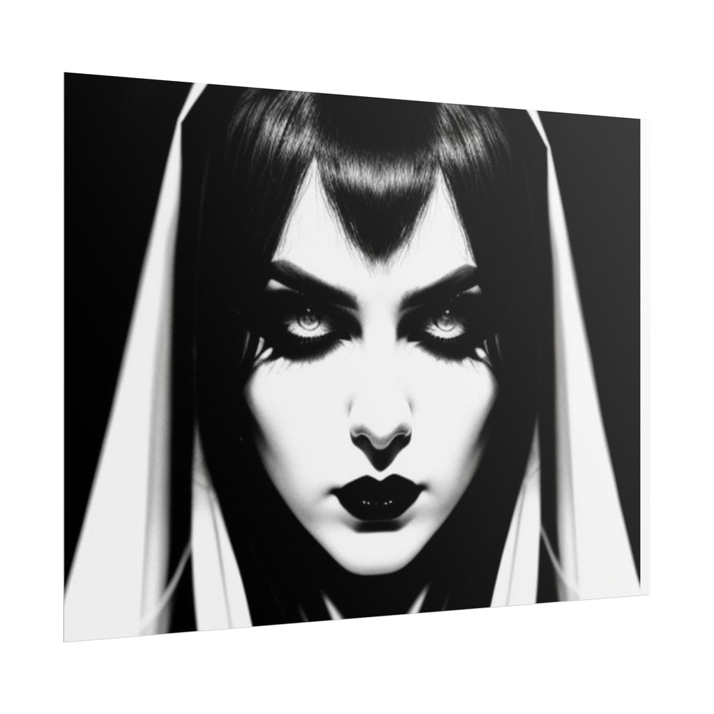 Gothic Vampire Woman Rolled Poster