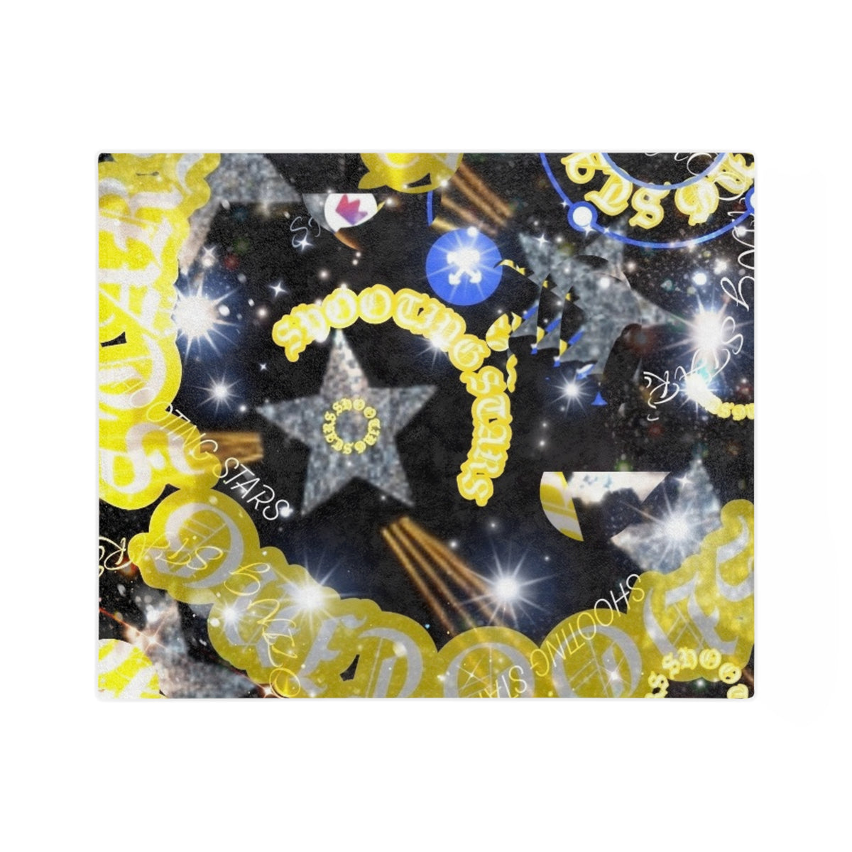 Galaxy Star Spiral Velveteen Microfiber Blanket