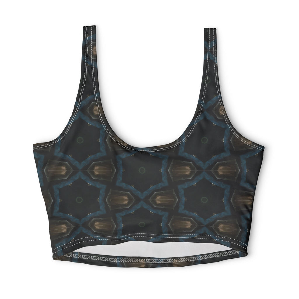 Kaleidoscope Geo — Matching Sports Bra (Big Print)