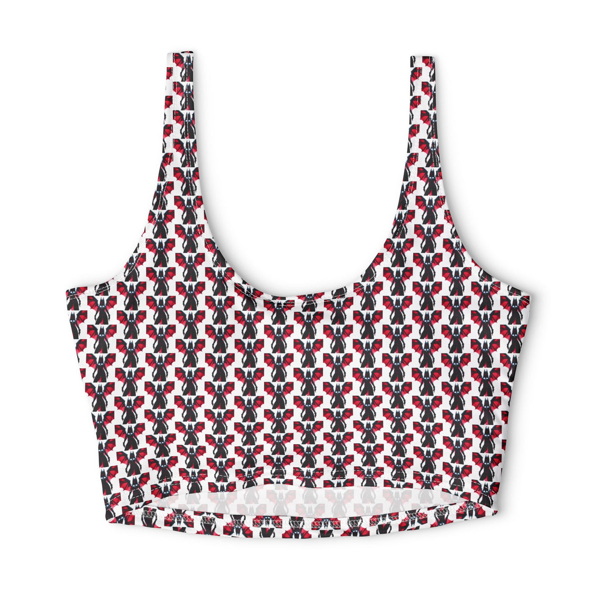 Gothic Bat Print — Matching Sports Bra (Small Print)