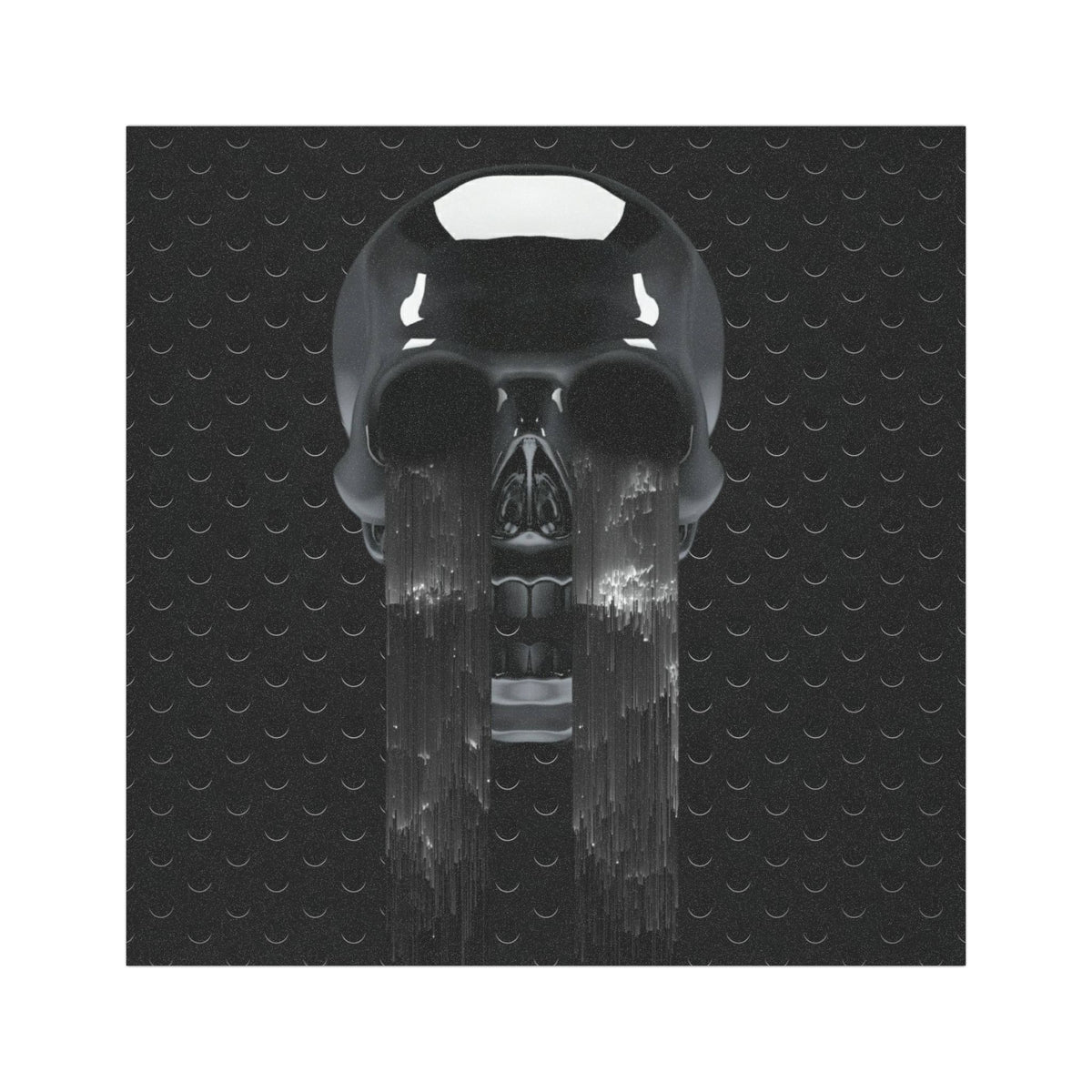 Gothic Skull Car Magnet