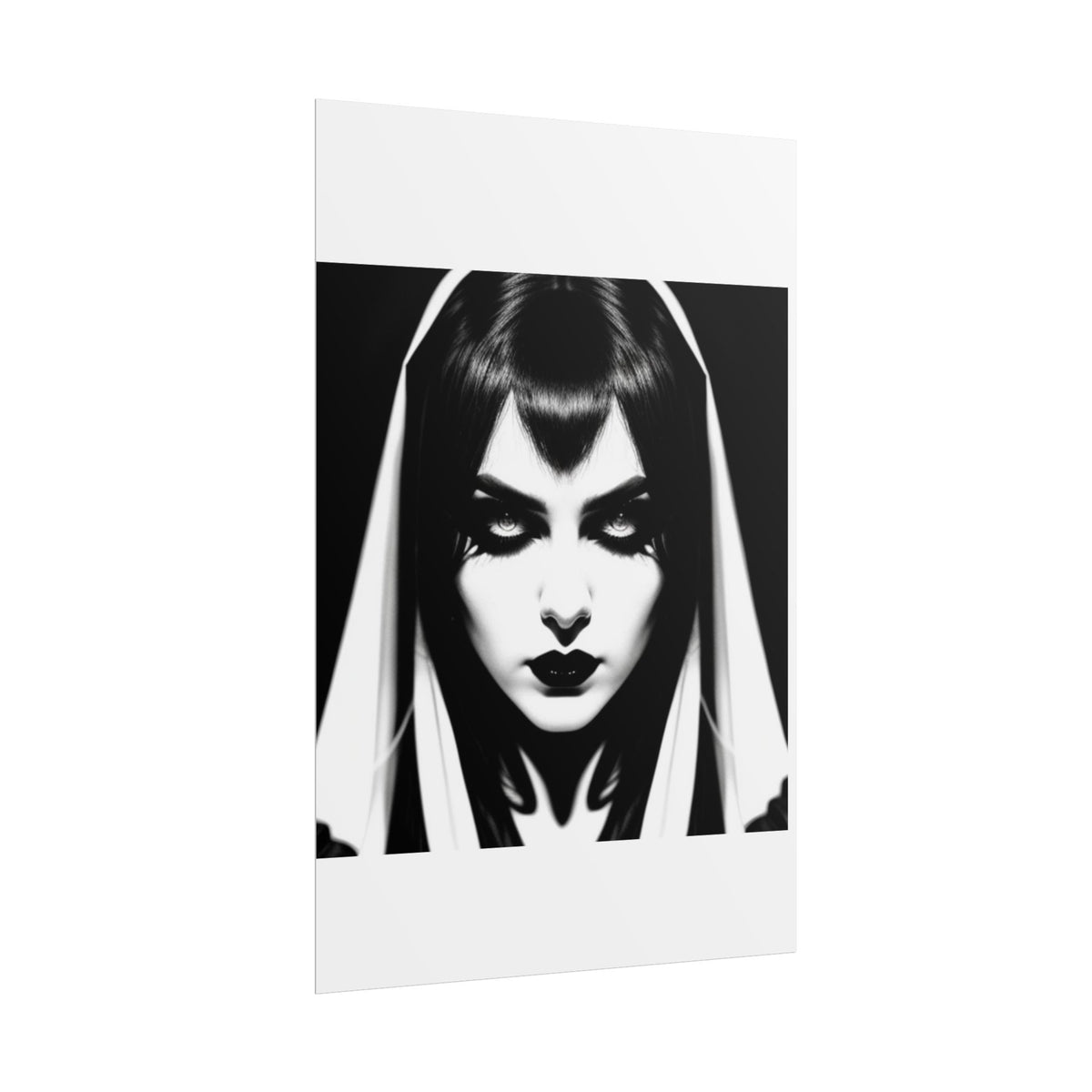 Gothic Vampire Woman Rolled Poster
