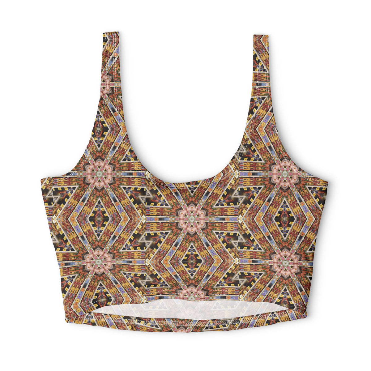 Kaleidoscope Market Print — Matching Sports Bra (Small Print)