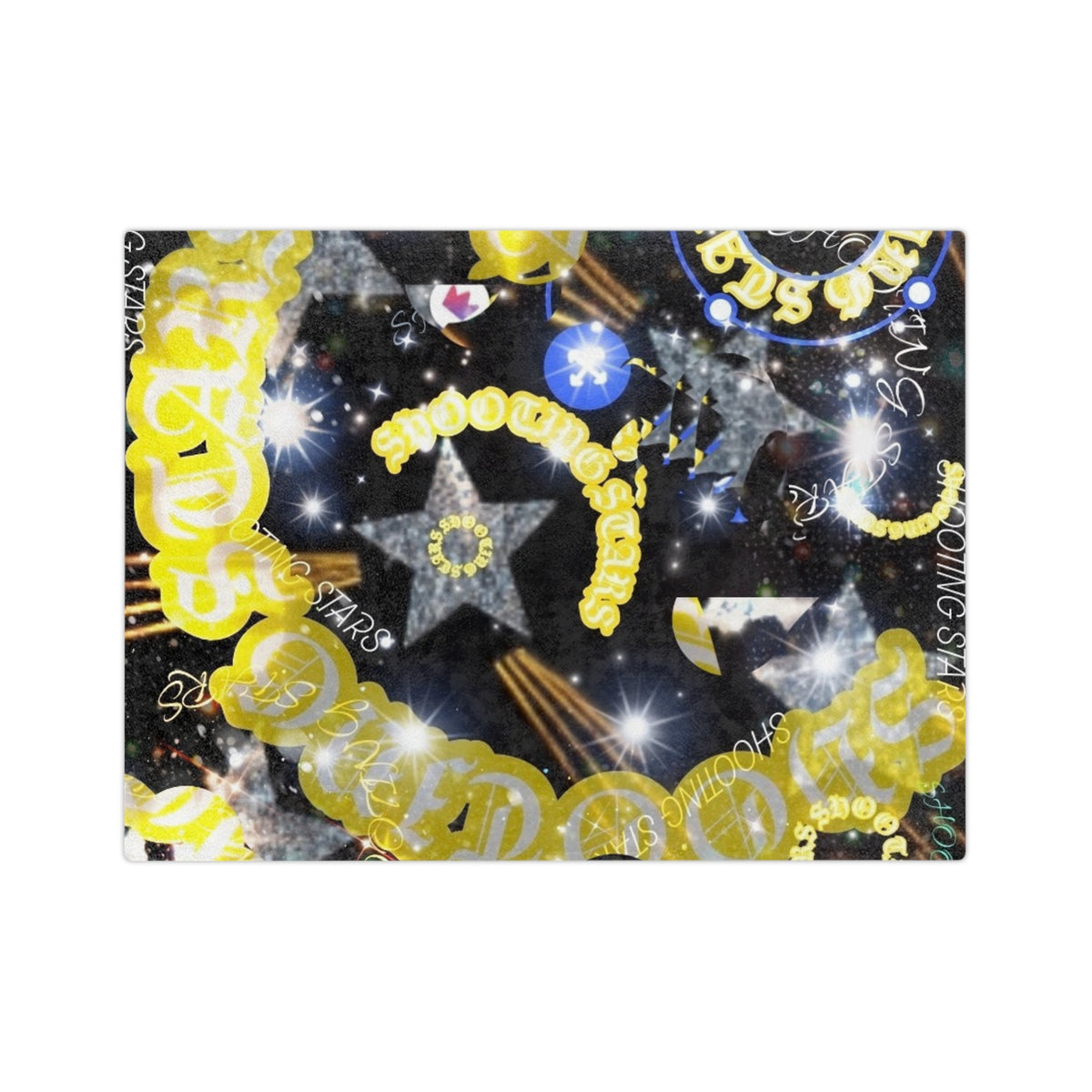 Galaxy Star Spiral Velveteen Microfiber Blanket