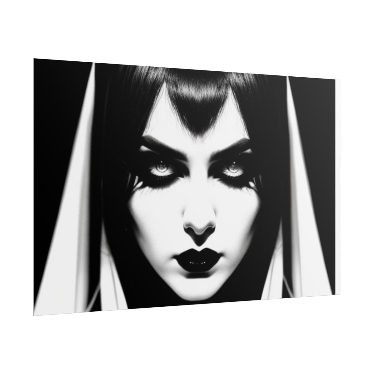 Gothic Vampire Woman Rolled Poster
