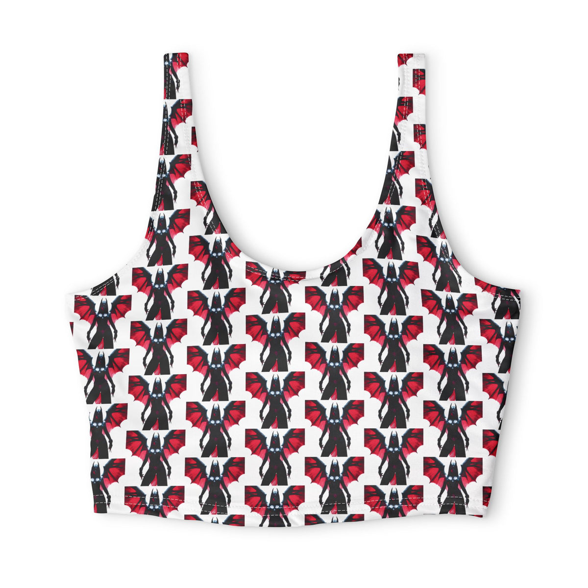 Gothic Bat Print — Matching Sports Bra (Big Print)