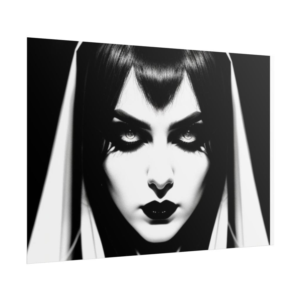 Gothic Vampire Woman Rolled Poster