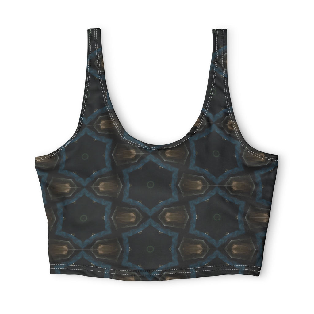 Kaleidoscope Geo — Matching Sports Bra (Big Print)