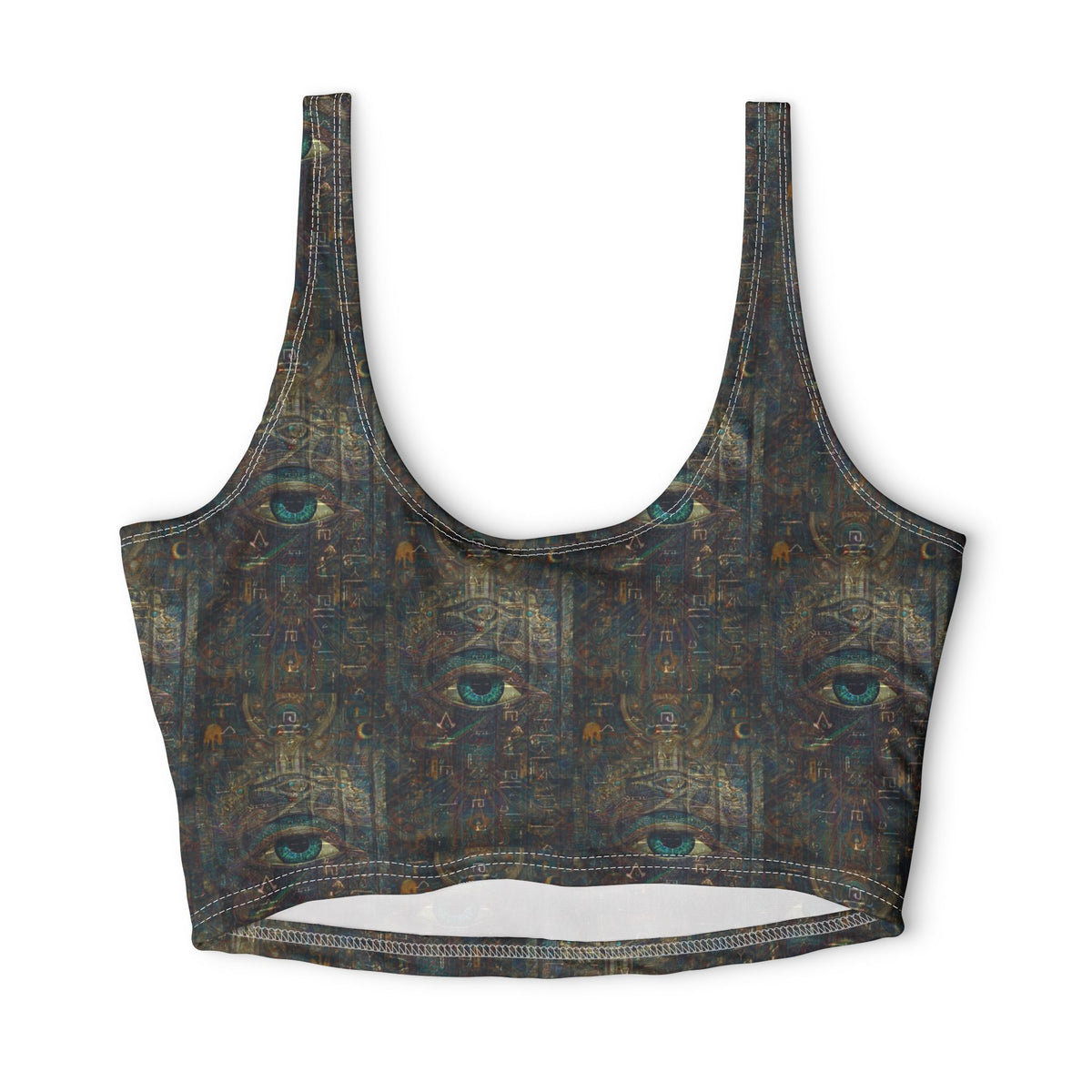 Egyptian Eye — Matching Sports Bra (Small Print)