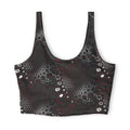 Gothic Black and Red Pattern — Matching Sports Bra (Big Print)