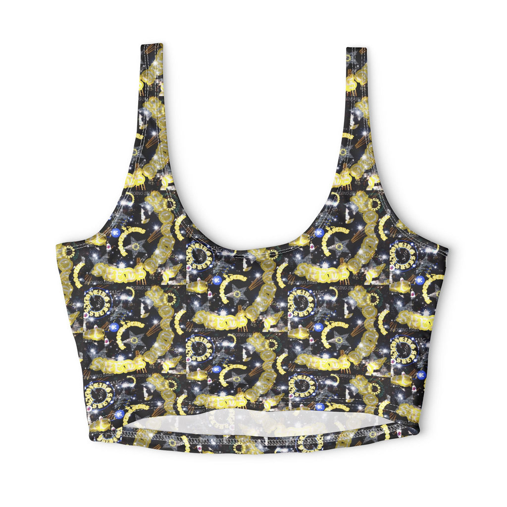 Galaxy Gold Chain — Matching Sports Bra (Big Print)