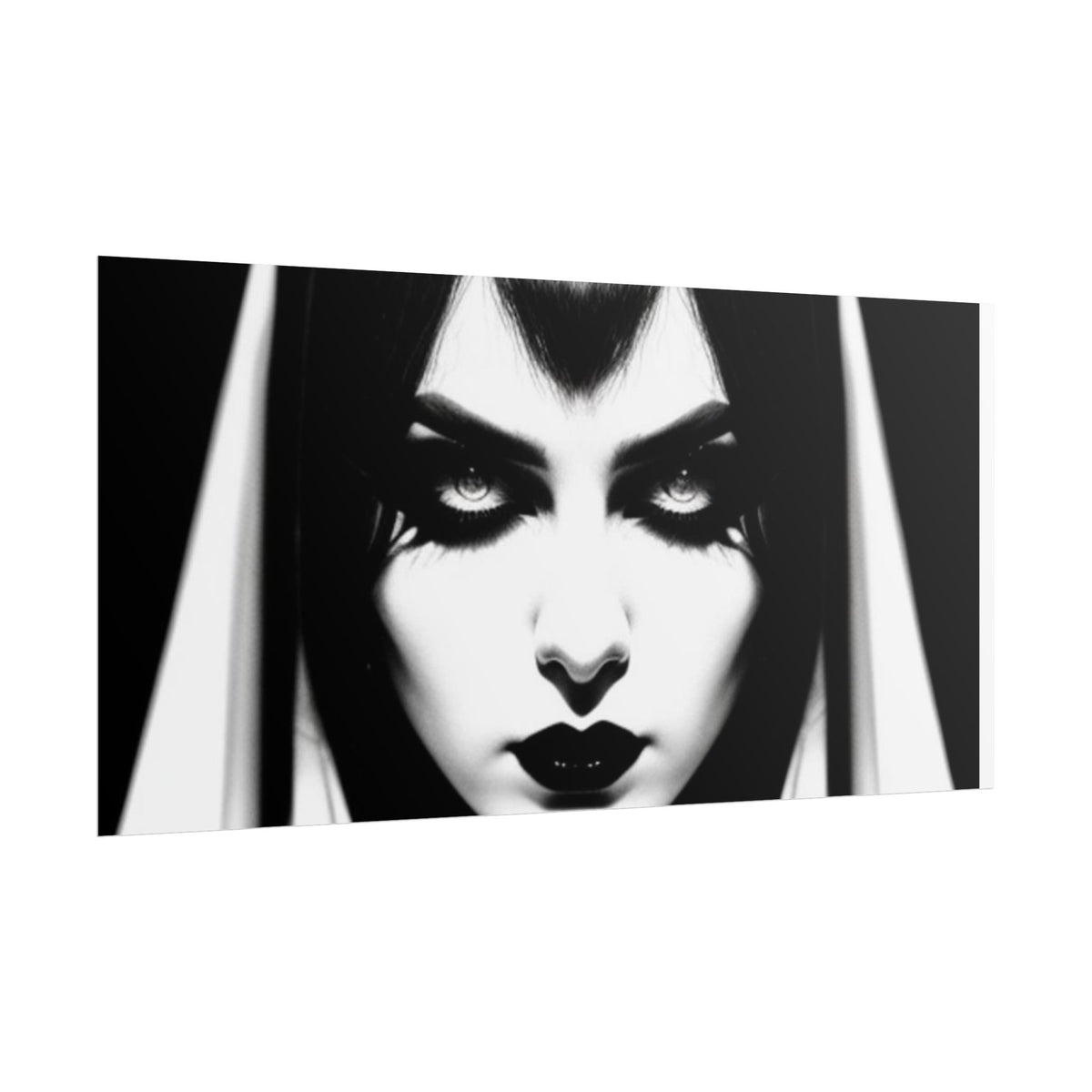 Gothic Vampire Woman Rolled Poster