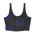 Blue Monarch Butterfly — Matching Sports Bra (Big Print)