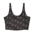Gothic Black and Red Pattern — Matching Sports Bra (Small Print)