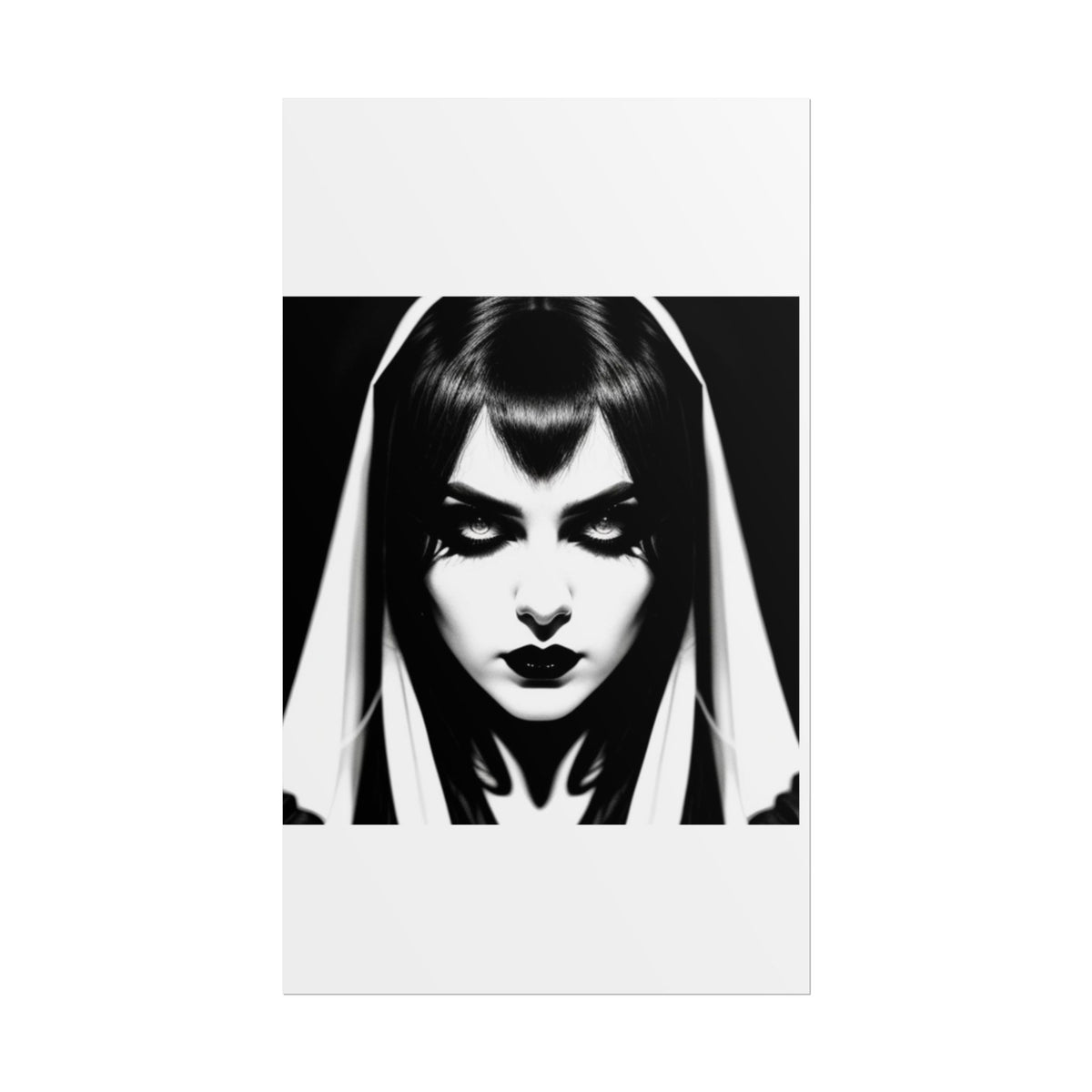 Gothic Vampire Woman Rolled Poster